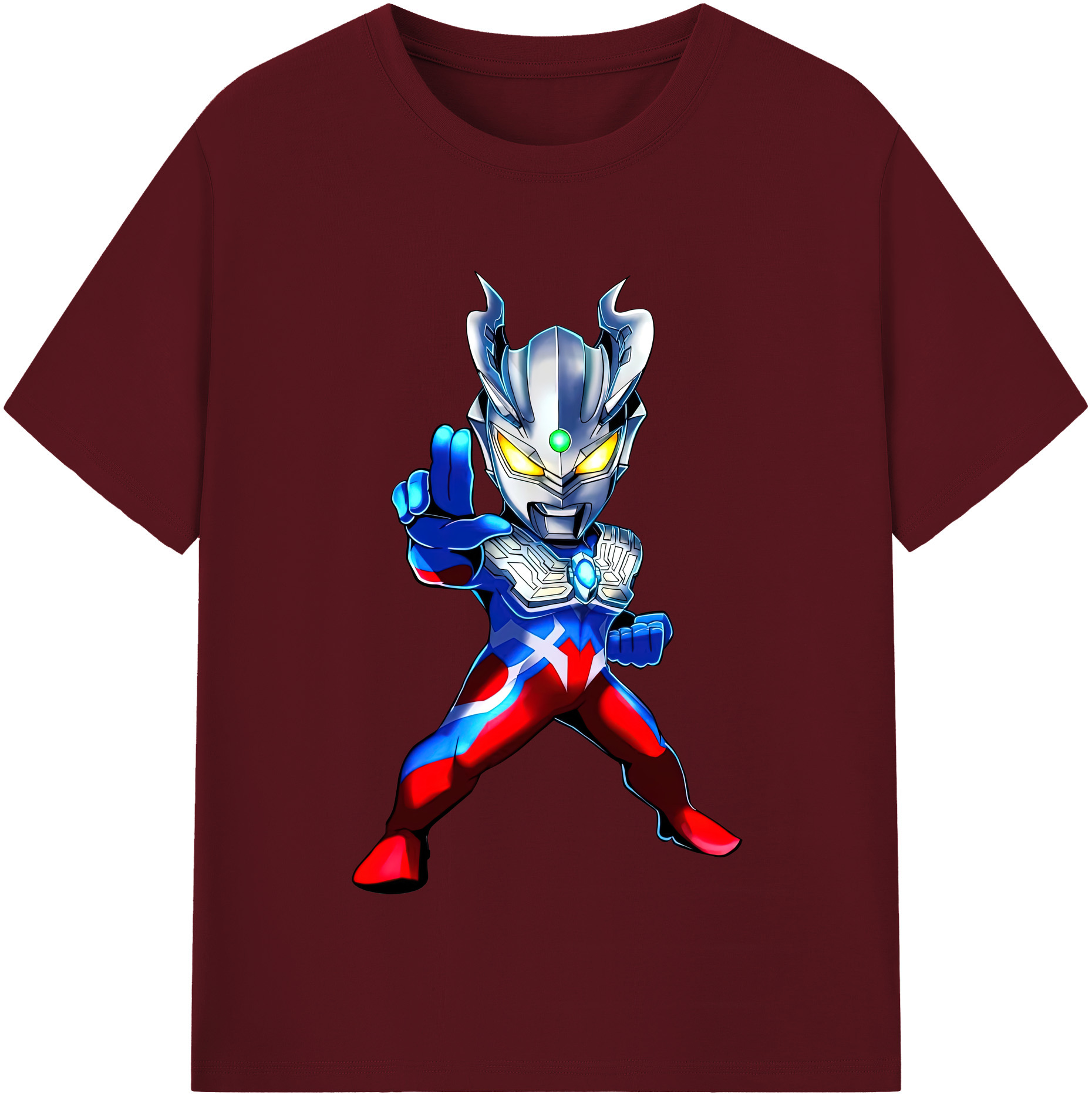 （画像用） ウルトラマン Ultraman 綿100％半袖Tシャツ（フロントプリント）